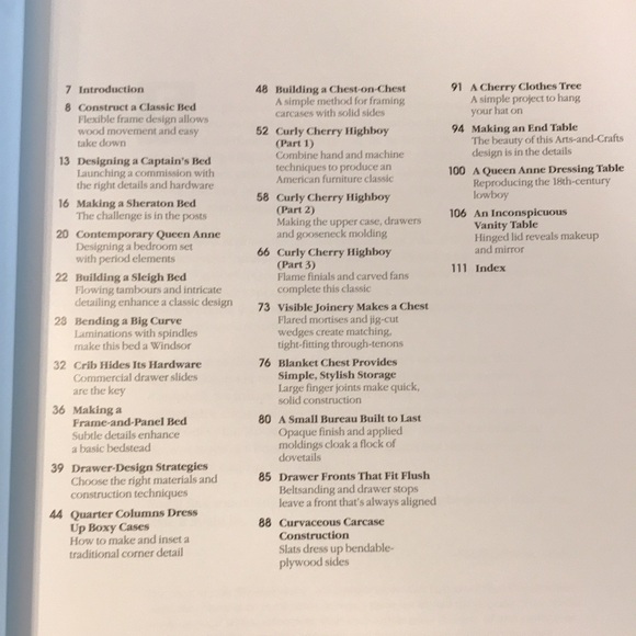 Woodworking books projects bedroom table chairs furniture crafting wood 3 books - Picture 4 of 16